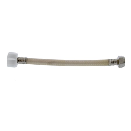 Jones Stephens 1/2in. FIP x 7/8in. BC x 9in Flexible Vinyl Toilet Connector S04422